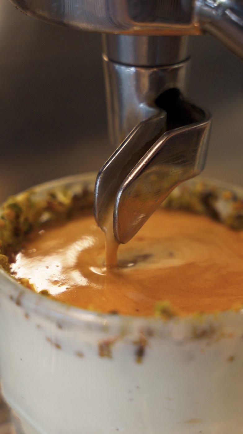 Food-Fotografie: Pistazien-Espresso